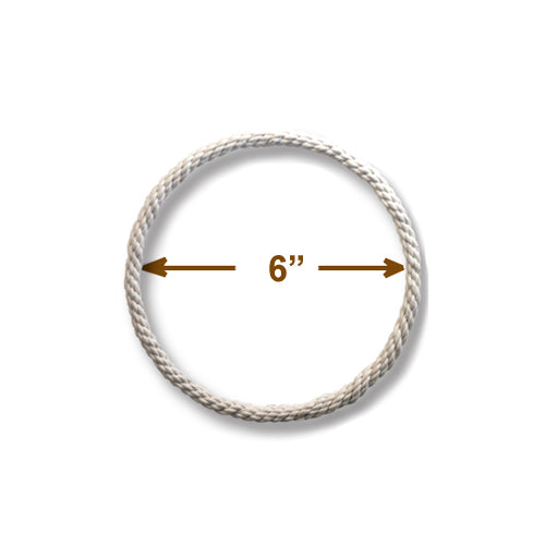 Cotton Rope Wrapped Rings/Wreaths