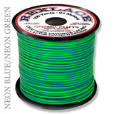RexDuo Two-Color Plastic Lacing, 7 Color Combos, Friendship Bracelets, Lanyards, Keychains, Kids Craft Projects