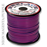 RexDuo Two-Color Plastic Lacing, 7 Color Combos, Friendship Bracelets, Lanyards, Keychains, Kids Craft Projects