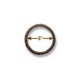 Jute-Wrapped Craft Rings, 4 Sizes (6–12 in), Natural Fiber, Macrame Wall Hangings, Dreamcatchers, Wreaths