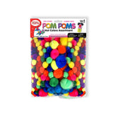 Pom Poms 300-Count Assortment, 6 Color Mix Options, Kids Crafts, School Art Projects, Decoration Making