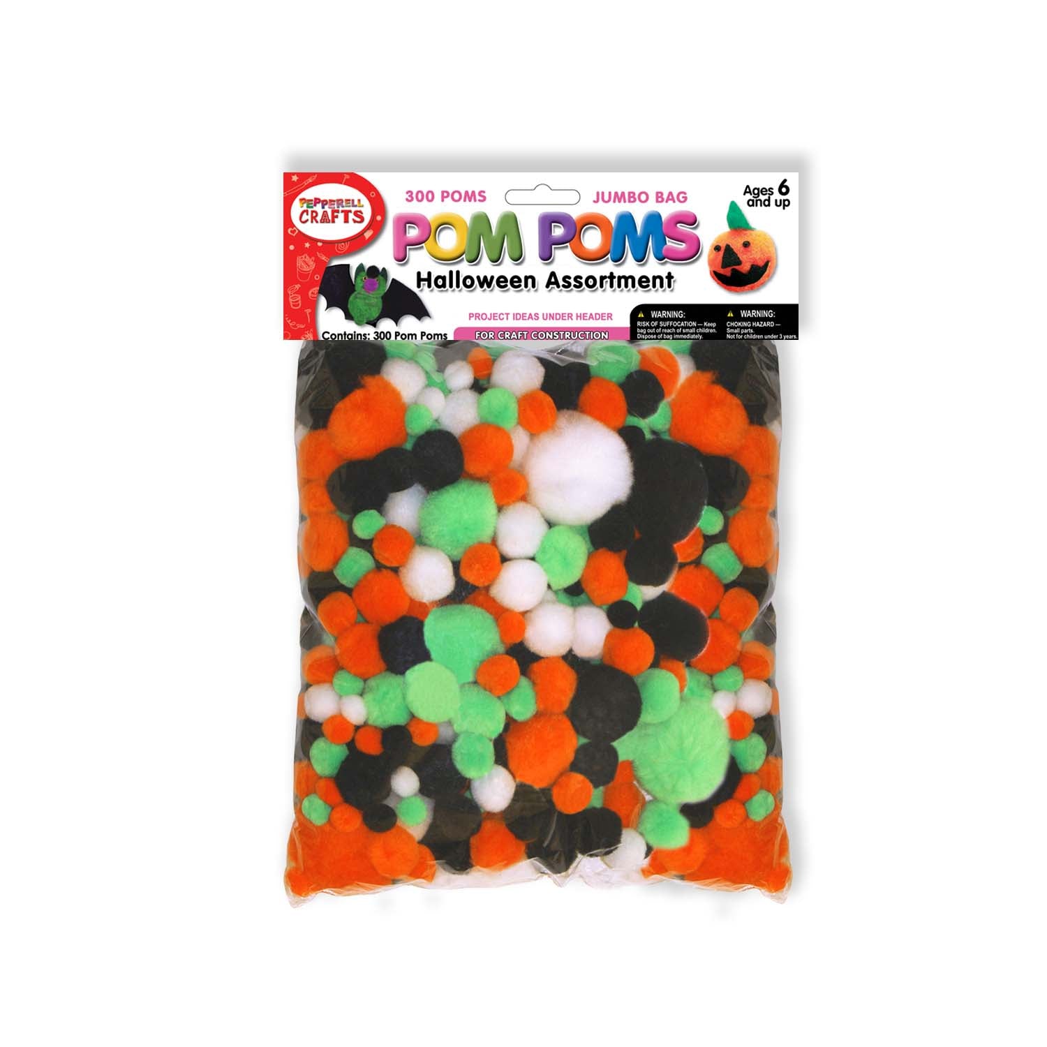 300 Count Pom Pom Assortments – Pepperell Crafts