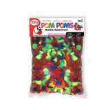Pom Poms 300-Count Assortment, 6 Color Mix Options, Kids Crafts, School Art Projects, Decoration Making