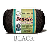 Bonnie Braid Macrame Cord 8mm x 50yd, Polypropylene, 5 Color Options, Plant Hangers, Wall Hangings, Home Decor