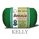 Bonnie Braid Macrame Cord 8mm x 50yd, Polypropylene, 5 Color Options, Plant Hangers, Wall Hangings, Home Decor