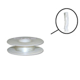 Unbraided Fiberglass Wick, Flat and Round Types, Bulk Spool, Oil Lamp Making, Torches, Long-Burn Candle Applications