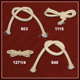 Wick Sample Pack, Cotton and Fiberglass Options, 3 Variety Types, Oil Lamp Wicks, Flat Cotton Wicks, Patio Torch Wicks