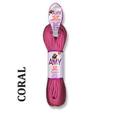 Amy Nylon Jewelry Cord 2mm x 25 yd, 21 Color Options, Friendship Bracelets, Lanyards, Macrame Knotting