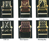 Terlyn Lawn Chair Patterns, Lawn Chair Weaving Designs, Outdoor Furniture Patterns, 18 Pattern Assortments