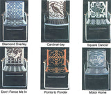 Terlyn Lawn Chair Patterns, Lawn Chair Weaving Designs, Outdoor Furniture Patterns, 18 Pattern Assortments
