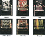 Terlyn Lawn Chair Patterns, Lawn Chair Weaving Designs, Outdoor Furniture Patterns, 18 Pattern Assortments