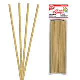 Wooden Dowels 8 in, 4 Diameters (1/8–3/8 in), Unfinished Wood, Macrame Hangers, Kids Crafts, DIY Home Projects