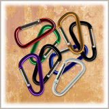 Craft Carabiners, 6 Size Options (Small 8-Pack to Jumbo Single), Metal, Paracord Keychains, Lanyards, Pet Accessories