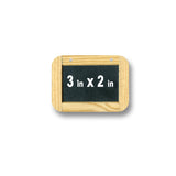 Genuine Slate Chalkboard with Wooden Frame, 5 Size Options (2x3" to 7x10"), Menu Boards, Table Signs, Kids Learning