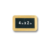 Genuine Slate Chalkboard with Wooden Frame, 5 Size Options (2x3" to 7x10"), Menu Boards, Table Signs, Kids Learning