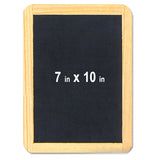 Genuine Slate Chalkboard with Wooden Frame, 5 Size Options (2x3" to 7x10"), Menu Boards, Table Signs, Kids Learning