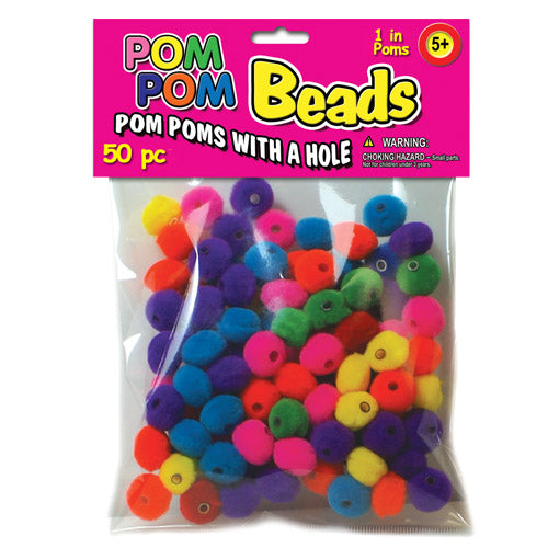 Pom Pom Beads - Select Size from 1/2 - 1 inch diameter – Pepperell