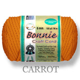 Bonnie Braid Macrame Cord 6mm, 100yd Spool, Braided Polypropylene, 43 Color Options, Wall Hangings, Plant Hangers, Home Decor