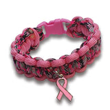 Breast Cancer Awareness Bracelets, Nylon, 3 Style Options, Fundraising, Awareness Events, Charity Sales