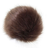 Faux Fur Pom-Poms, Small, Medium or Large, Acrylic, 28 Color Options, Hat Toppers, Keychains, Hair Accessories