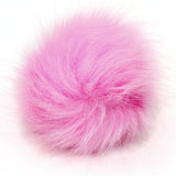 Faux Fur Pom-Poms, Small, Medium or Large, Acrylic, 28 Color Options, Hat Toppers, Keychains, Hair Accessories