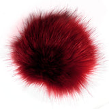 Faux Fur Pom-Poms, Small, Medium or Large, Acrylic, 28 Color Options, Hat Toppers, Keychains, Hair Accessories