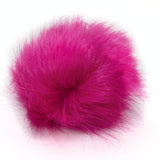 Faux Fur Pom-Poms, Small, Medium or Large, Acrylic, 28 Color Options, Hat Toppers, Keychains, Hair Accessories