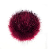 Faux Fur Pom-Poms, Small, Medium or Large, Acrylic, 28 Color Options, Hat Toppers, Keychains, Hair Accessories