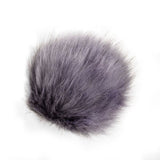 Faux Fur Pom-Poms, Small, Medium or Large, Acrylic, 28 Color Options, Hat Toppers, Keychains, Hair Accessories