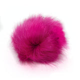 Faux Fur Pom-Poms, Small, Medium or Large, Acrylic, 28 Color Options, Hat Toppers, Keychains, Hair Accessories