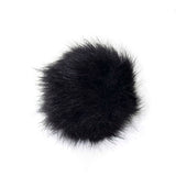 Faux Fur Pom-Poms, Small, Medium or Large, Acrylic, 28 Color Options, Hat Toppers, Keychains, Hair Accessories