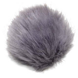 Faux Fur Pom-Poms, Small, Medium or Large, Acrylic, 28 Color Options, Hat Toppers, Keychains, Hair Accessories