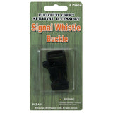 Signal Whistle Buckle, Plastic with Integrated Whistle, Paracord Survival Bracelets, Lanyards, Camping Safety
