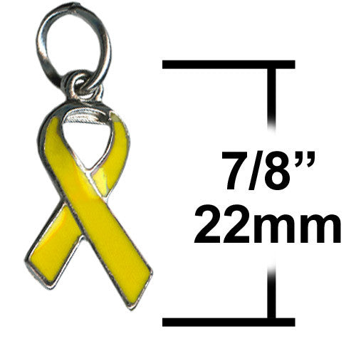 Enamel Awareness Ribbon Charms