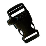 Signal Whistle Buckle, Plastic with Integrated Whistle, Paracord Survival Bracelets, Lanyards, Camping Safety