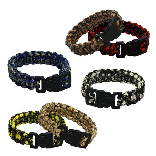 Paracord Bracelet: Large Camouflage