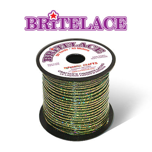 Britelace & Britelace Tie Dye PVC Holographic Plastic Lacing for