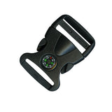 Compass Buckle, 25mm (1 in), Plastic, Paracord Bracelets, Survival Gear, Camp Craft Projects, Outdoor Accessories