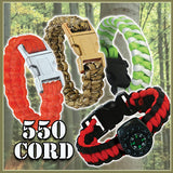 Paracord 550, 16ft Hank, Nylon, 50 Color Options, Survival Bracelets, Lanyards, Camp Crafts, Outdoor Projects