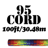 Paracord 95 Type I, 100ft Spool, Nylon, 15 Color Options, Survival Bracelets, Keychains, Camp Crafts