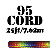 Paracord 95 Type I, 25ft Spool, Braided Nylon, 15 Color Options, Friendship Bracelets, Lanyards, Survival Projects