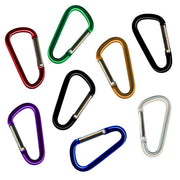 8 Mini Carabiners Assorted colors
