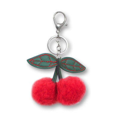 Sweet Chic Keychain Charms, 4 Designs (Grapes, Watermelon, Cherry, Ice Cream), Bag Tags, Gift Accessories, Kids Crafts