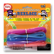Rexlace Color-Change Plastic Lacing, Sun & Heat Color-Change Assortment, 6 Hanks, Friendship Bracelets, Lanyards, Keychains