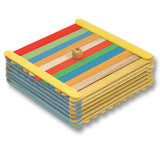 Colorful Wooden Popsicle Sticks, 150 or 500 Count, Pre-Colored, Kids Crafts, School Art Projects, DIY Building