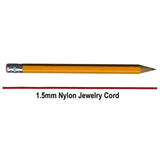 Nylon Jewelry Cord 1.5mm x 25 yd, 6 Color Options, Friendship Bracelets, Macrame Knotting, Stringing Beads, Jewelry Making