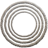 Cotton-Wrapped Craft Rings, 4 Sizes (6–12 in), Natural Fiber, Macrame Wall Hangings, Dreamcatchers, Plant Hangers