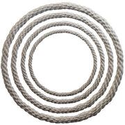 Cotton-Wrapped Craft Rings, 4 Sizes (6–12 in), Natural Fiber, Macrame Wall Hangings, Dreamcatchers, Plant Hangers