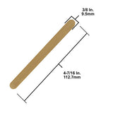 Wooden Craft Sticks (Popsicle Size), Natural Wood, 150 or 1,000 Count, School Projects, Classroom Activities, Kids Crafts