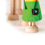 Wooden Doll Pin Stands, Unfinished, Bulk Pack, Doll Display, Holiday Ornament Painting, Home Decor, Kids Art Projects